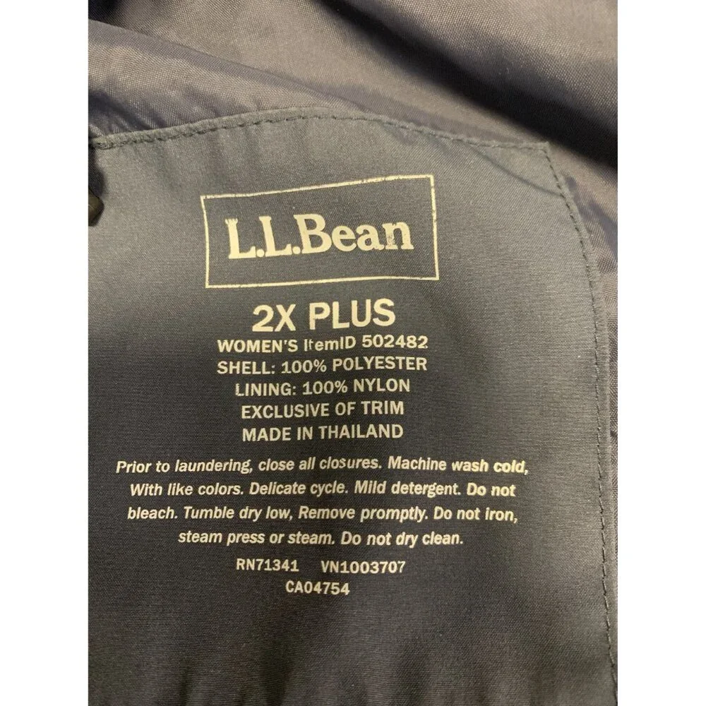 L.L. Bean Hooded Outdoor Hiking‎ Jacket Size 2X Plus